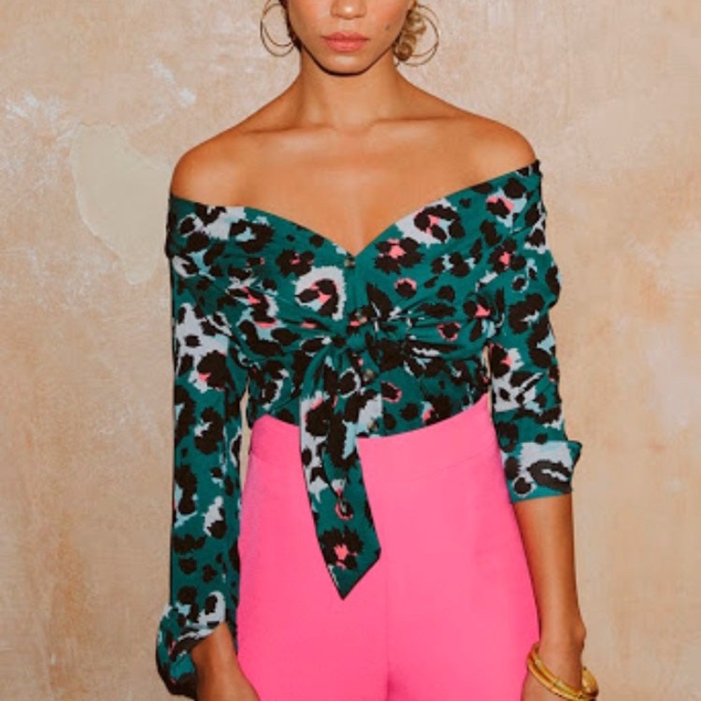 Never Fully Dressed Ezra Tie Top NWT